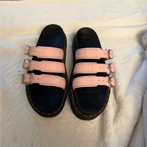 Dr. Martens Pink and Black Sandals